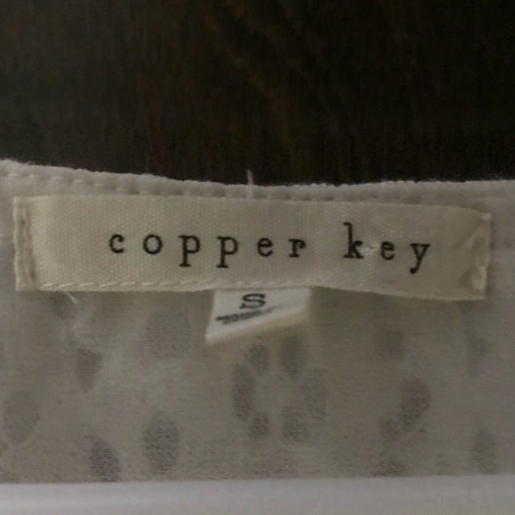 NWOT Copper Key Off-White Lace V-Neck Dress - Picture 3 of 3